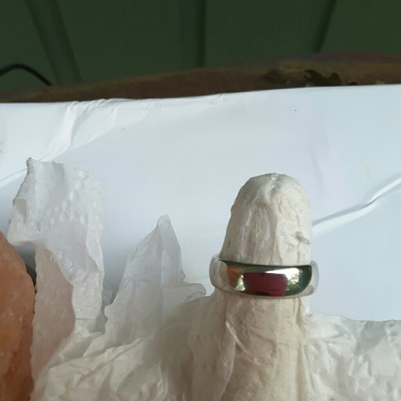 Round Brilliant Clear Stone .75  Stainless Band 8 - Picture 3 of 4